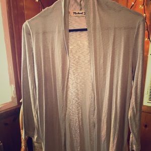 3/4 sleeve open front Michael Stars Cardigan